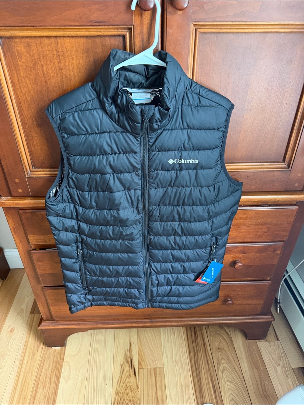 Columbia Black Quilted Insulated Vest